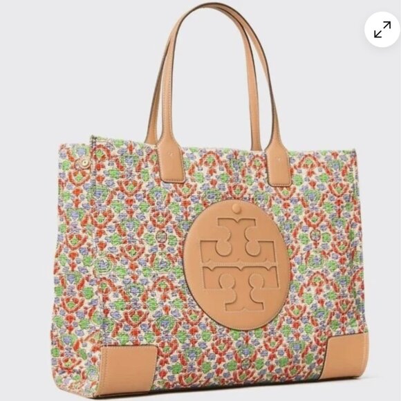 Tory Burch Ella Floral Quilt Tote Legacy Paisley NWT - Picture 1 of 8